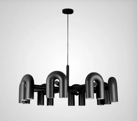 Подвесная люстра Inodesign Fanny Black 8 40.10055